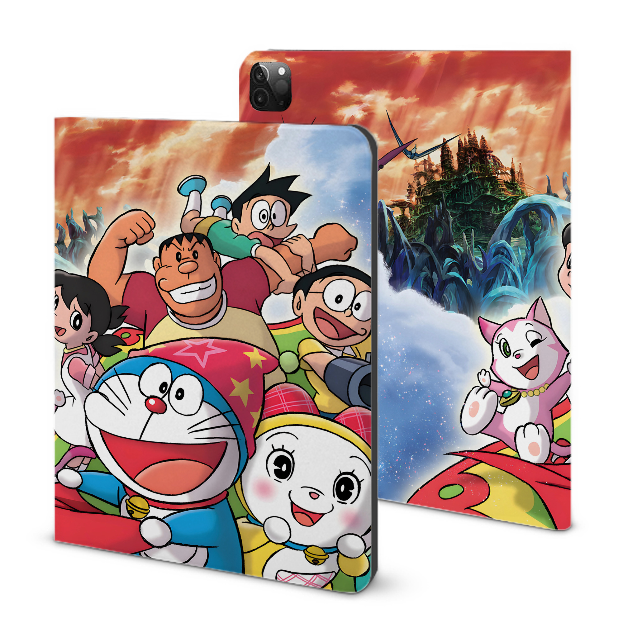（画像用） ドラえもん Doraemon IPadケース ペンホルダー付き ブックスタイルデザイン